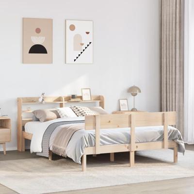 Bedframe zonder matras massief grenenhout 120x190 cm Bedframe zonder matras massief grenenhout 120x190 cm