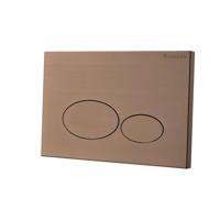 Drukplaat Wiesbaden X32 Metal Voor Inbouwreservoir Geborsteld Brons Koper - thumbnail