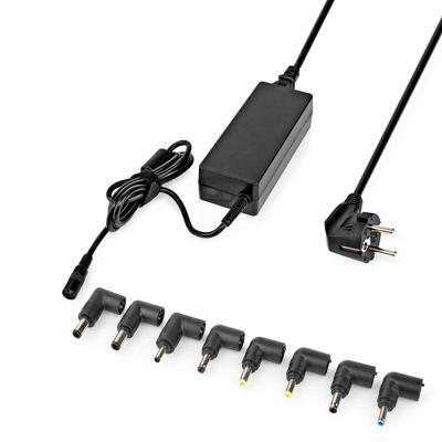 Nedis NBAU6501FBK Notebook-adapter Universeel 8 Connectoren 65 W Uitgang 15 V - 20 V / 4 A (max.)