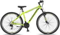 Umit Mirage Cropped MTB 29 Inch 46 cm Unisex 21V V Brakes Lime/Zwart - thumbnail