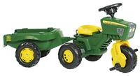 Rolly Toys rollyTrac John Deere traptrekker met aanhanger - thumbnail