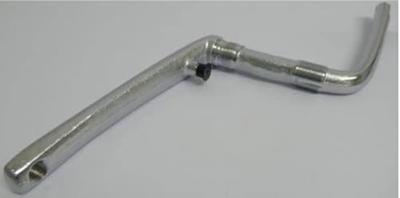 Bmx Crank one piece zilver