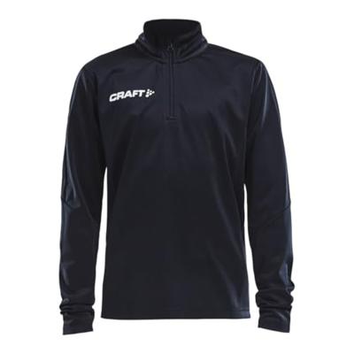 Craft 1905639 Progress Halfzip Tee LS JR - Black/Black - 146/152 Craft 1905639 Progress Halfzip Tee LS JR - Black/Black - 146/152