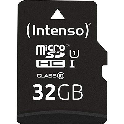 Micro SD geheugenkaart met adapter INTENSO 34234 UHS-I Premium Inhoud 32 GB - thumbnail