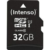 Micro SD geheugenkaart met adapter INTENSO 3423480 32 GB - thumbnail