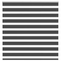 VidaXL Zebra rolgordijn 140x150 cm stofbreedte 135,9 cm zwart - thumbnail