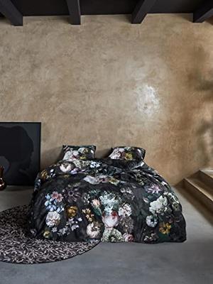 Essenza Essenza Fleur Festive Duvet dekbedovertrek 2p set 200x220 Blooming black