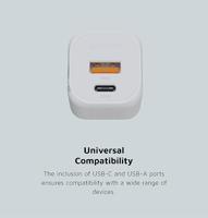 Xtorm GaN2-Ultra Charger 20W 1xUSB-C USB-A Oplader Wit - thumbnail