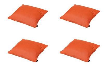 Sierkussen 45x45 piping Panama vlammend oranje (4 stuks) Madison - Madison Sierkussen 45x45 piping Panama vlammend oranje (4 stuks) Madison - Madison