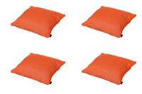 Sierkussen 45x45 piping Panama vlammend oranje (4 stuks) Madison - Madison - thumbnail