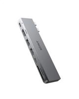 Anker USB C-hub voor MacBook, Anker 547 USB-C Hub (7-in-2), compatibel met Thunderbolt 4 USB C-poort, 4K HDMI, USB C en 2 USB A datapoorten voor MacBook Pro 13 inch, MacBook Air M1/M2 en meer - thumbnail