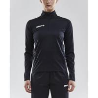 Craft 1905625 Progress Halfzip Tee LS W - Black/White - XS - thumbnail