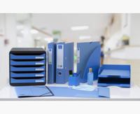 Pocketmap exacompta cleansafe a4 400gr blauw - thumbnail