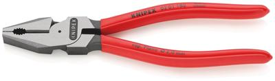 Knipex Kracht-Kombitang zwart geatramenteerd met kunststof bekleed 180 mm - 0201180 Knipex Kracht-Kombitang zwart geatramenteerd met kunststof bekleed 180 mm - 0201180