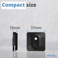 Shelly Shelly BLU H&T Black Temperatuursensor en luchtvochtigheidssensor Bluetooth - thumbnail