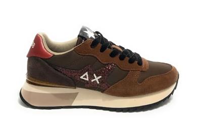 SUN68 Stargirl Glitter Logo Z45217_08 Bruin-39 maat 39