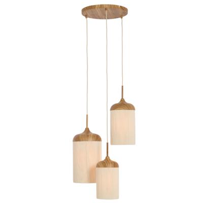 Hanglamp Denia 3-lichts rond naturel Hanglamp Denia 3-lichts rond naturel