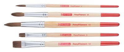Talens art creation aquarelpenselenset v 5 - pony/polyester