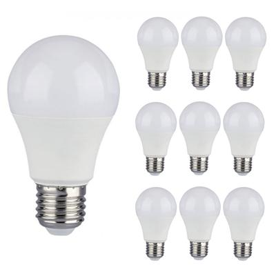 10x E27 LED Lamp - 8.5 Watt 806 lumen - 4000K neutraal wit - Vervangt 60 Watt - E27 fitting - A60 lamp - Grote fitting