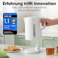 Clatronic WK 3835 waterkoker 1,7 l 2200 W Wit - thumbnail