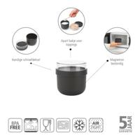 Brabantia Make & Take ontbijtkom 0,5 liter, kunststof dark grey - thumbnail
