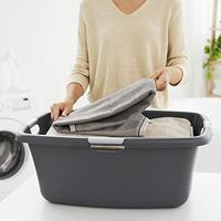 Rotho Flowers Wasmand 50L Antraciet - thumbnail