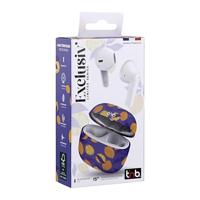 T'nB - Draadloze hoofdtelefoon, exclusieve collectie, batterijduur van 15 uur, modieus design, touch-bediening voor volumeregeling - blauw/geel - thumbnail