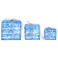 VidaXL Kerstverlichting geschenkdozen 3 st decoratief acryl koudwit - thumbnail