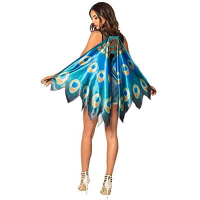 Vleugels Pauw Blauw (115x155cm)