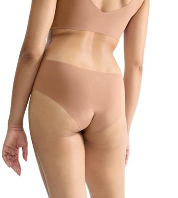 Zero Feel hipster 2.0 - Invisible - Naadloze dames short - Dames Onderbroek die niet doorschijnt - Zwart - Huidskleur