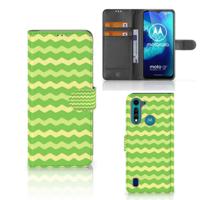 Motorola G8 Power Lite | Telefoon Hoesje | Waves Green - thumbnail
