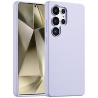 Accezz Liquid Silicone Backcover voor Samsung Galaxy S25 Ultra Telefoonhoesje Paars - thumbnail