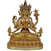 Buddha Chenrezig Gold Style - thumbnail