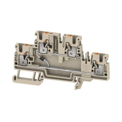 Weidmüller 2704370000 Componentenserieklem Push-In-klem Beige 50 stuk(s)