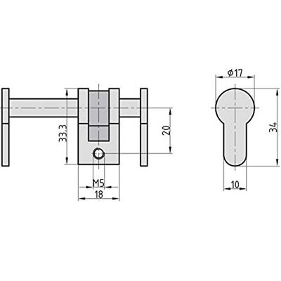 Basi 9000-0101 Universele blindcilinder