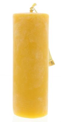 Glad afgewerkte bijenwas stompkaars Ø4.8 x 14 cm - 1 kaars