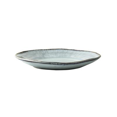 Dutch Rose organic bord 21,5cm blauw 4st