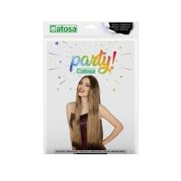 Pruik Bruin 80 cm - thumbnail