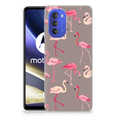 Motorola Moto G51 5G | TPU Hoesje | Flamingo