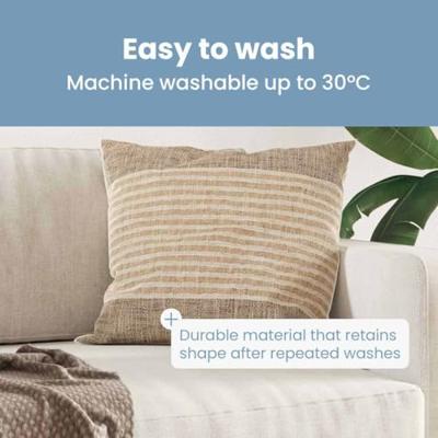 VidaXL Hoofdkussen met kussen wit katoen en polyester