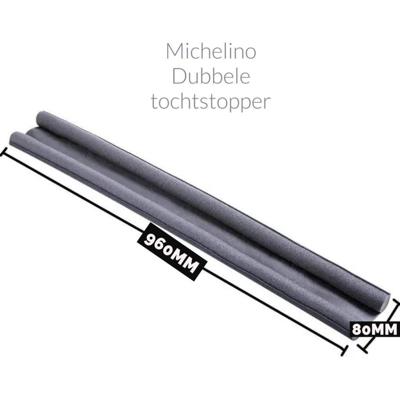 Michelino Tochtstrip 96x3 cm Foam/Grijs