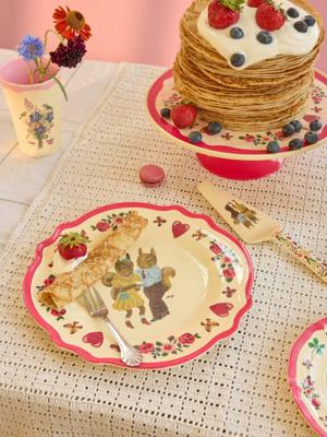 NATHALIE LÉTÉ kind bord RICE Red Kiss rood NATHALIE LÉTÉ kind bord RICE Red Kiss rood