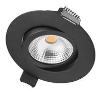 Lyora Platte inbouwspotLux Slim 3000K - zwart - ILDL65L002 - thumbnail