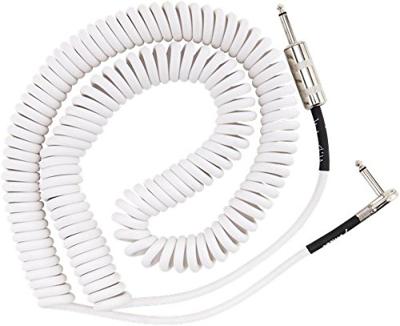 Fender Jimi Hendrix Voodoo Child Coiled Cable White 9.1 m Fender Jimi Hendrix Voodoo Child Coiled Cable White 9.1 m