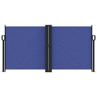 Windscherm uittrekbaar 120x1000 cm blauw - thumbnail