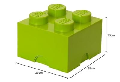 Room Copenhagen LEGO Storage Brick 4 Groen opbergdoos Room Copenhagen LEGO Storage Brick 4 Groen opbergdoos