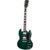 Gibson Original Collection SG Standard '61 Stop Bar Translucent Teal elektrische gitaar met koffer