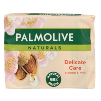 Palmolive Zeep sensitive almond 90 gram 4 Stuks - thumbnail