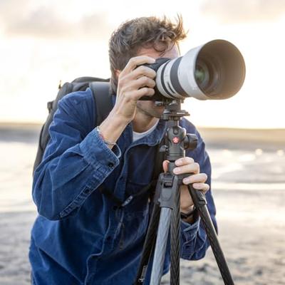 Manfrotto Befree Advanced AS, camerastatief, draaislot, compatibel met Arca-Swiss, draagbaar, compact reisstatief, balkop, koolstofstatief voor DSLR, spiegelloze camera-accessoires