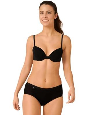 Sloggi Basic+ Midi slip zwart 4-pack = 3+1 gratis